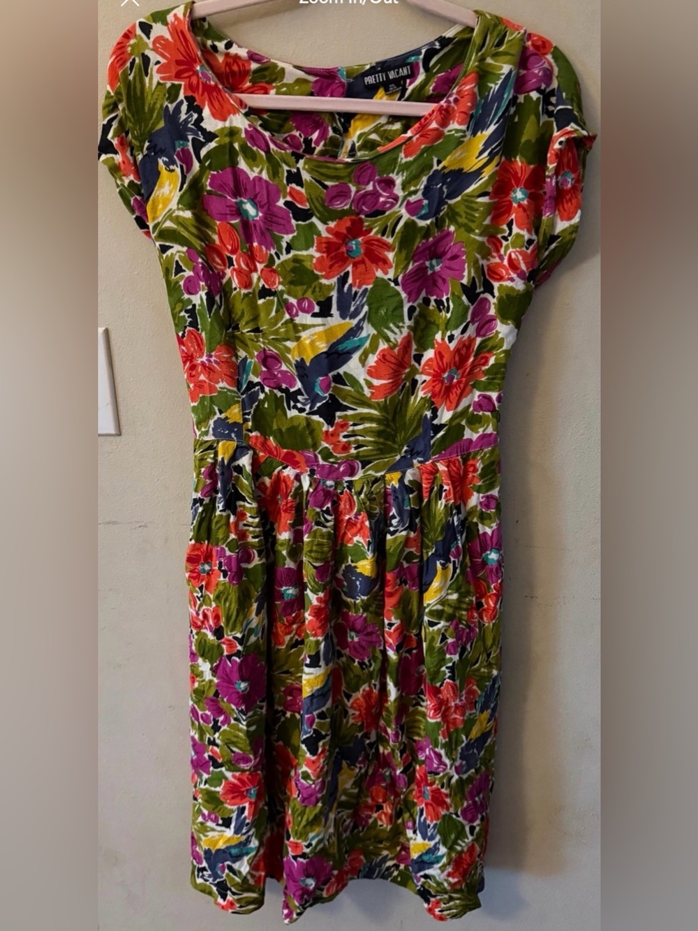 Pretty vacant Floral Knee-Length Women's Dress size xxl
